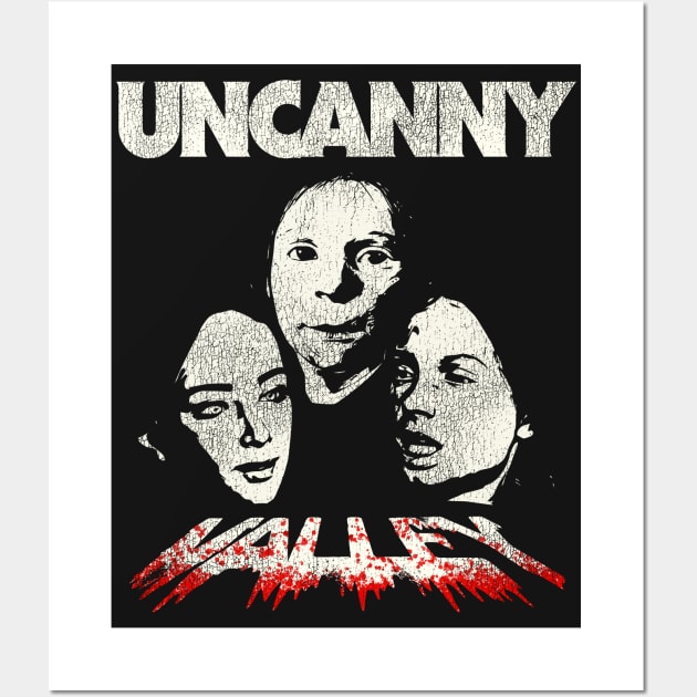 Uncanny Valley / HORROR MOVIE Mash-Up Wall Art by darklordpug